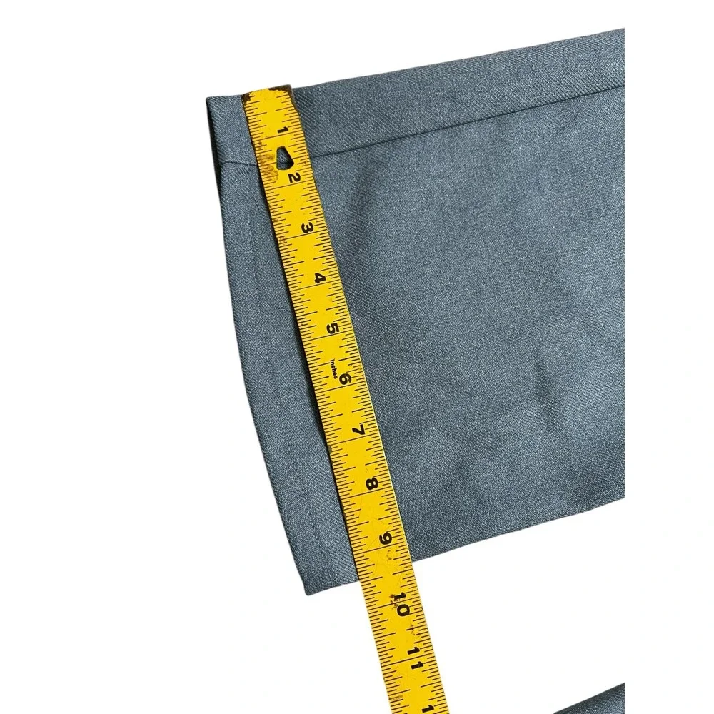 Wrangler Pants Mens 36x30 Blue Regular Fit Vintage Western Polyester Trousers - Picture 8 of 9